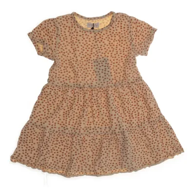 Klänning (Beige, Brun) från Konges Sløjd Elastan, Modal, Ekologisk bomull