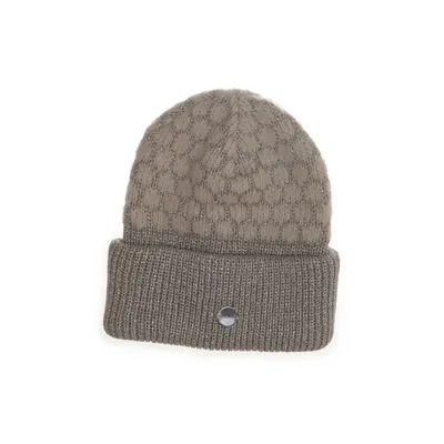 Bonnet (Beige, Or) de Valerie Acrylique, Mohair, Polyamide, Laine