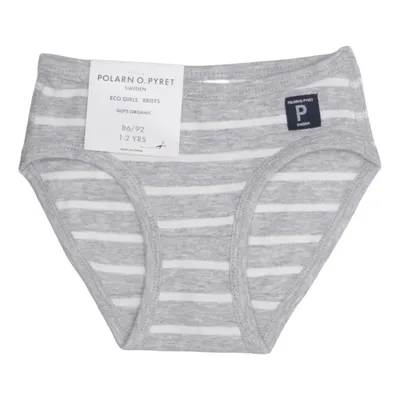 Slip (Gris, Blanc) de Polarn O. Pyret Élasthane, Coton biologique