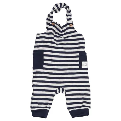 Barboteuse (Bleu, Blanc) de Topomini Coton biologique