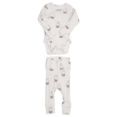 Set (Beige) from Hema Elastane, Organic cotton