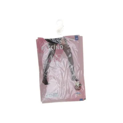 Nylon panty (Zwart) van Fascino