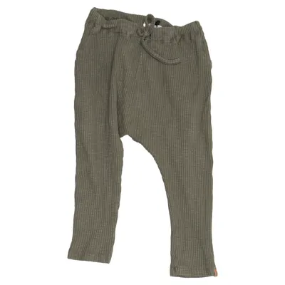 Byxor (Grön) från Lil' Atelier Elastan, Ekologisk bomull