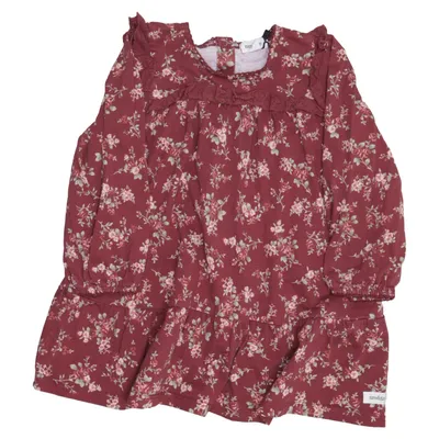 Dress (Red, Multicolored) from Newbie by KappAhl Cotton