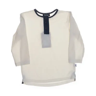 Badtröja (Vit, Blå) från Kalani Elastan, Polyamid