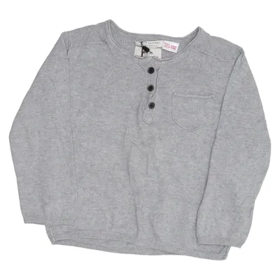 Tröja (Grå) från Zara Knitwear Bomull