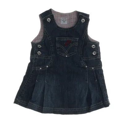 Denim jurk (Blauw) van Fix Katoen