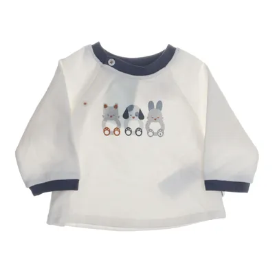 Sweatshirt (Wit) van Obaïbi Katoen, Elastaan