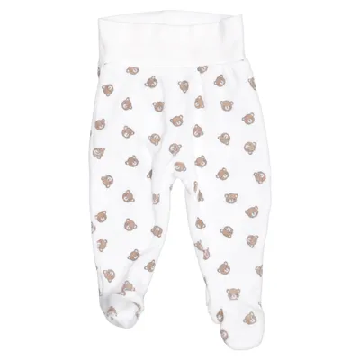 Pants (White, Multicolored) from C&A Cotton, Polyester