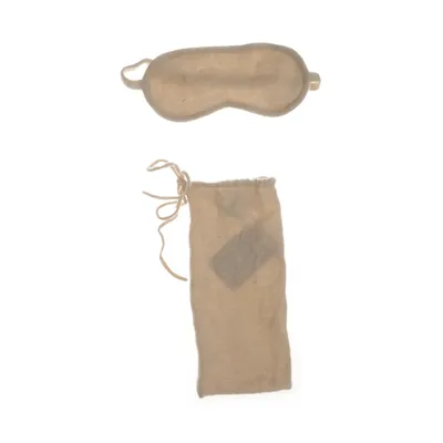 Slaapmasker (Beige) van Soft Goat