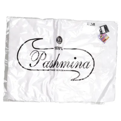 Sjal (Hvid) fra Pashmina Kashmir