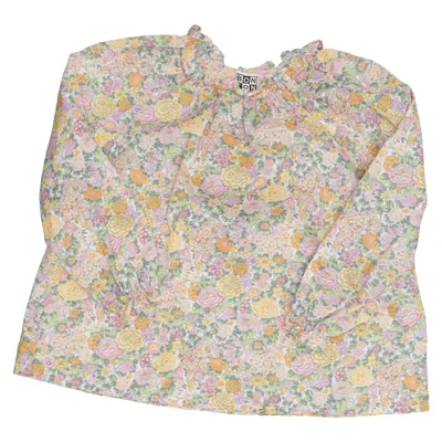 Bluse (Gul, Pink, Grøn) fra Bonton Bomuld