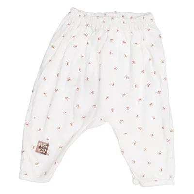 Pajama pants (White, Brown) from A. Collezioni