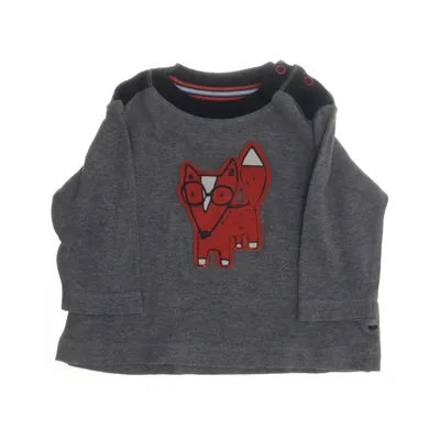 Långärmad t-shirt (Grå, Flerfärgad) från Sigikid Bomull, Polyester
