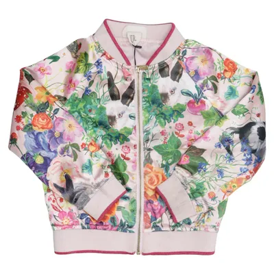 Bomberjack (Roze, Meerkleurig) van Nathalie Lété x H&M Polyester, Elastaan