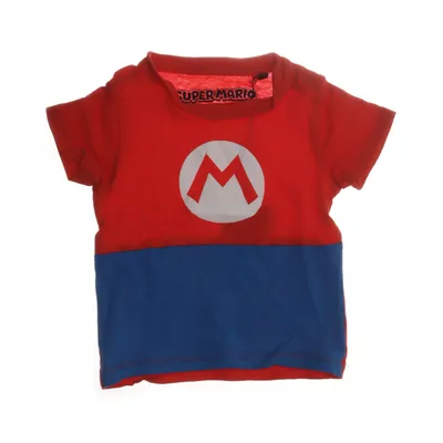 T-shirt (Röd, Blå, Vit) från Super Mario Bomull