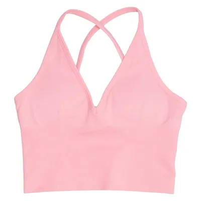 Sports bra (Pink) from Aim'n Elastane, Polyamide