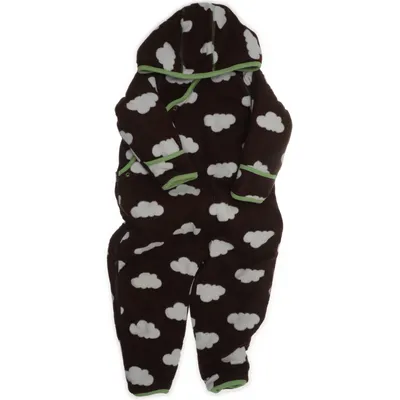 Overall (Brown, White) from Baby by Lindex Cotton, Elastane, Polyester