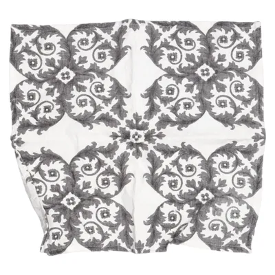 Serviette de table (Noir, Blanc) de Mairo