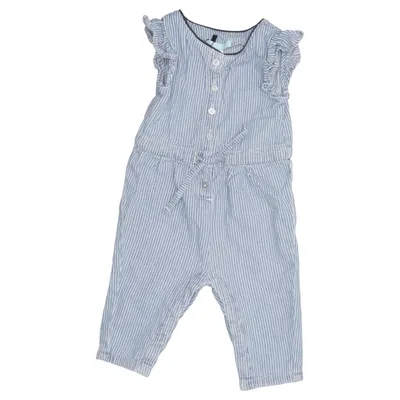 Rompers (Blue, White) from Obaïbi