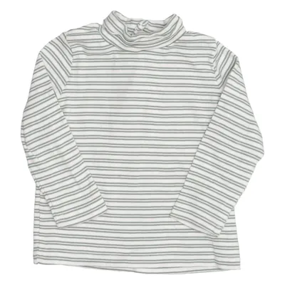 Turtleneck (Hvid, Grøn) fra Bout'chou Bomuld