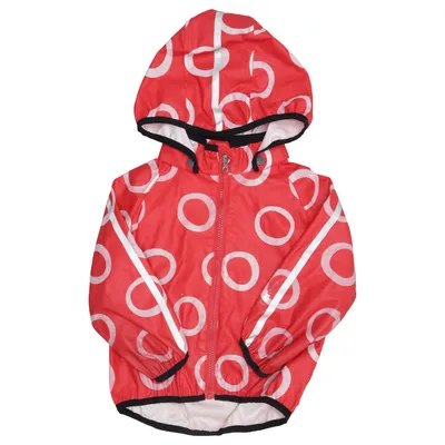 Regnjacka (Röd, Vit) från Reima Polyester, Polyuretan