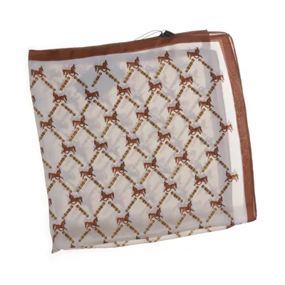 Näsduk (Vit, Brun, Flerfärgad) Polyester