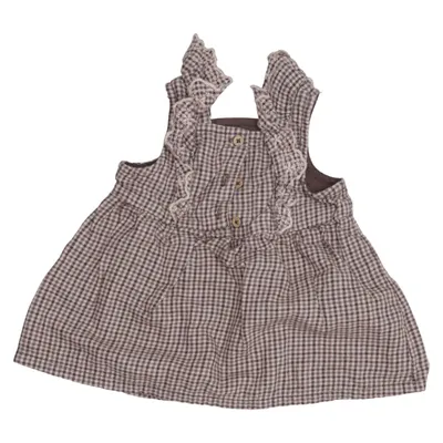 Dress (Brown, Beige) from Newbie by KappAhl Cotton