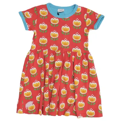 Dress (Red, Multicolored) from Marimekko Cotton, Elastane