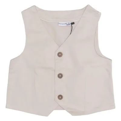 Jakkesætsvest (Beige) fra Prénatal Bomuld, Elastan