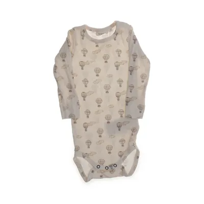 Body (Beige, Flerfärgad) från Lil' Atelier Elastan, Lyocell, Ekologisk bomull