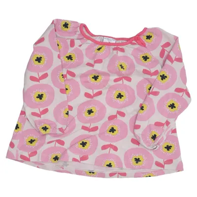 Top (Pink, Yellow, Multicolored) from Polarn O. Pyret Cotton, Elastane