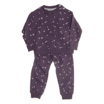 Mjukisset (Lila, Vit) från Eskimo Bomull, Polyester