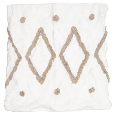 Pudebetræk (Hvid, Beige) fra Mio Bomuld