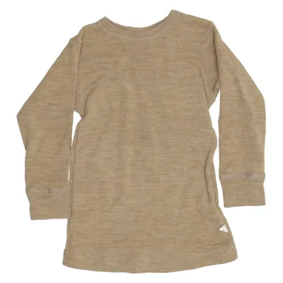 T-shirt à manches longues (Marron) de Dilling Laine de mouton