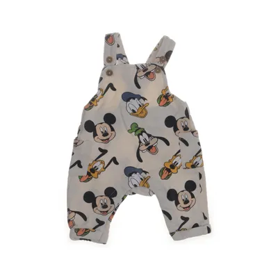 Hängselbyxor (Beige, Flerfärgad) från H&M Bomull