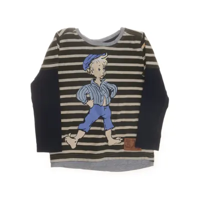 Långärmad t-shirt (Blå, Grå, Vit, Grön) från Emil i Lönneberga Elastan, Ekologisk bomull