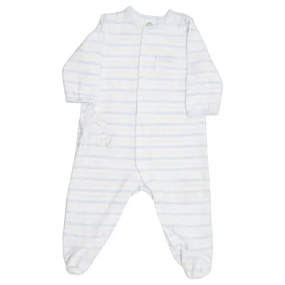 Sparkedragt (Blå, Grøn, Hvid) fra Little Me Bomuld, Polyester
