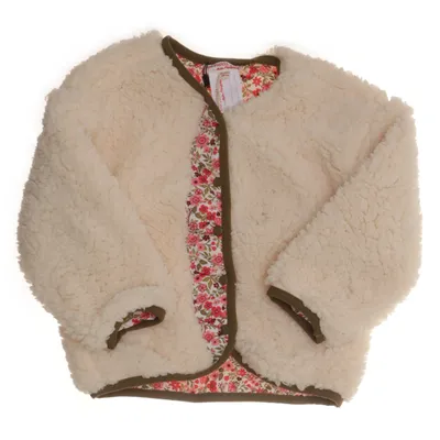 Fleecejacka (Vit, Flerfärgad) från Au Pareil Au Même Polyester