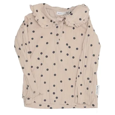 Haut (Beige, Noir) de Minories Coton, Élasthane