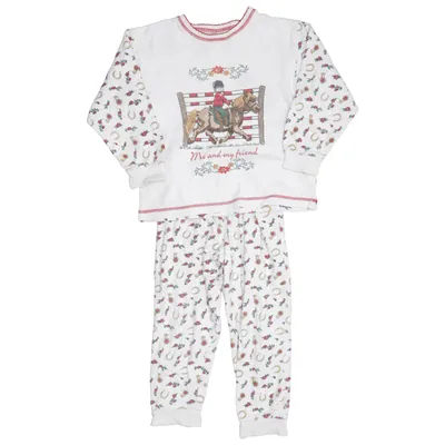 Pyjama (Wit, Meerkleurig) van Kids Katoen