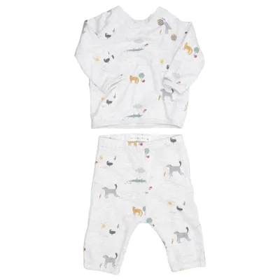 Ensemble (Gris, Multicolore) de Mini Market Coton