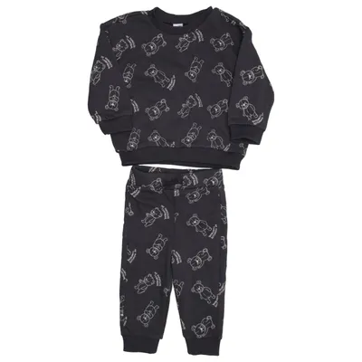 Loungewear (Gray, White) from Dopo Dopo Baby Cotton, Polyester
