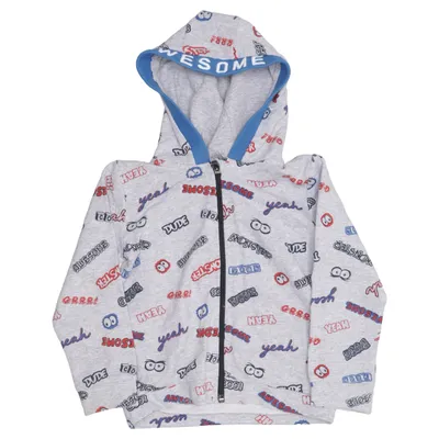 Hættetrøje (Grå, Blå, Rød) fra Koton Baby Bomuld, Polyester