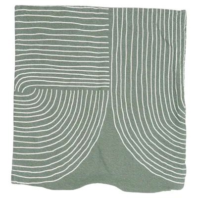 Cushion (Green, White) from Jonathan Adler x H&M Home Cotton