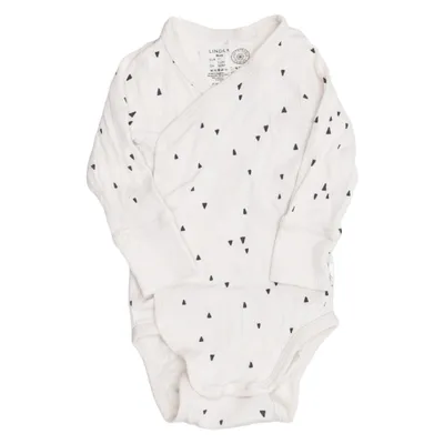 Body (Vit, Svart) från Lindex Baby Bomull, Elastan