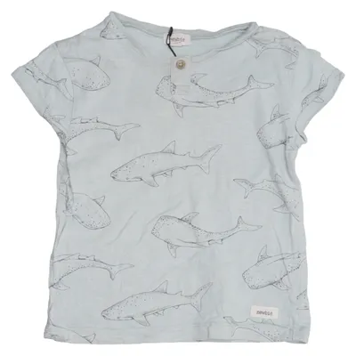 T-shirt (Blue) from Newbie by KappAhl Cotton