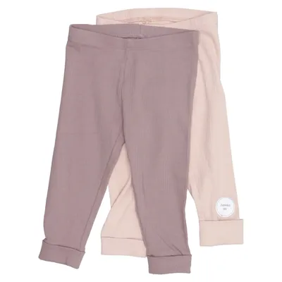 Legging (Beige, Violet) de ICA I Love Eco Élasthane, Coton biologique
