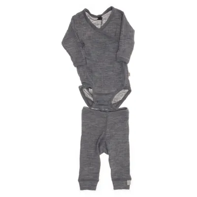 Set (Gray) from Dilling Organic cotton, Merino wool