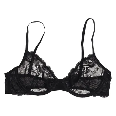 BH (Flower Lace Underlined Bra) från NA-KD Elastan, Polyamid